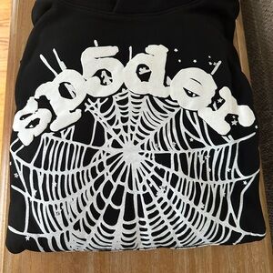 Sp5der OG Web hoodie black. Men’s large. NWT. Free shipping.